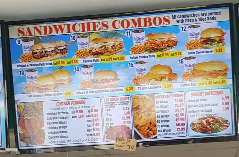 Snappers Fish and Chicken - Fort Lauderdale, FL menu_pic
