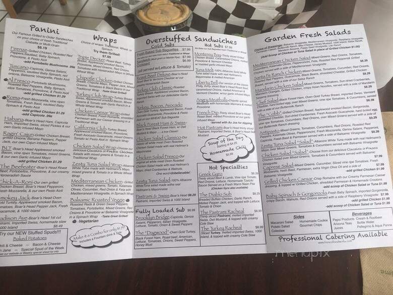 Fresco Foodworks - Boca Raton, FL menu_pic