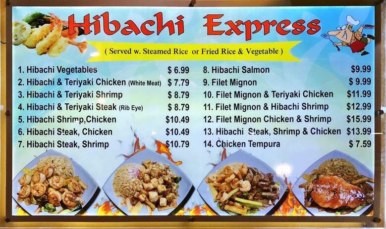 Hibachi Express - Port Saint Lucie, FL menu_pic