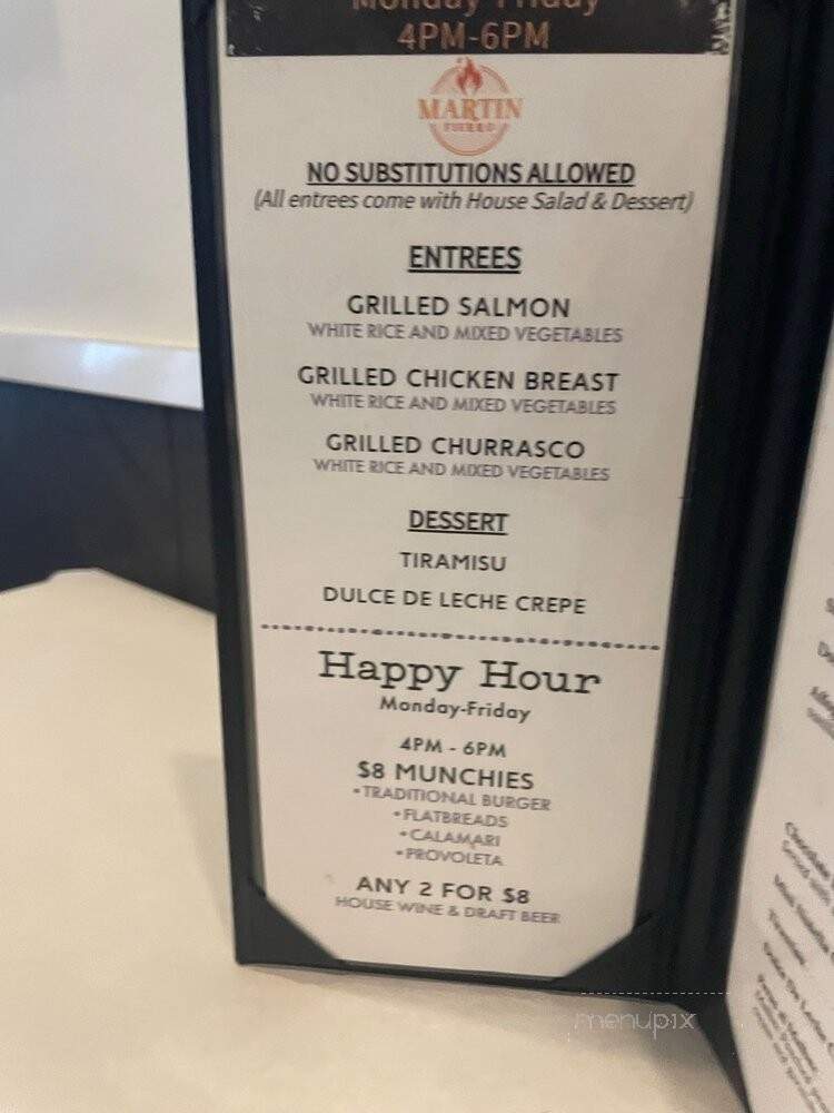 Martin Fierro - Naples, FL menu_pic