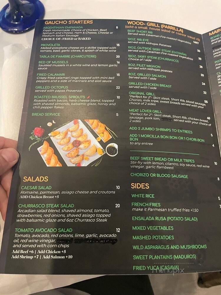 Martin Fierro - Naples, FL menu_pic
