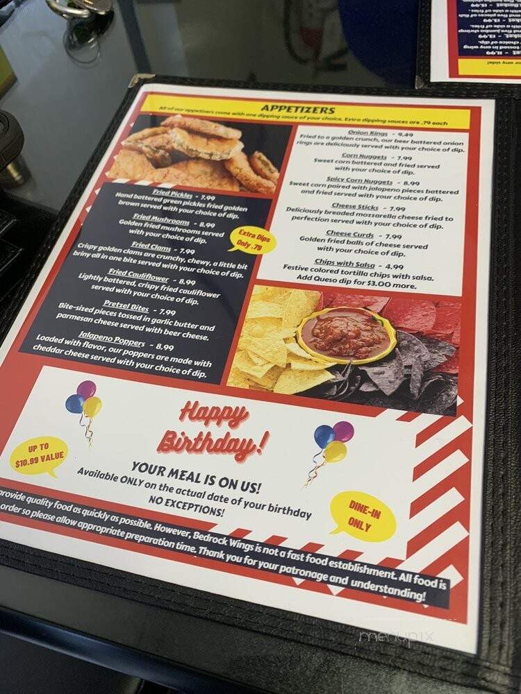 Bedrock Wings Of Lakeland - Lakeland, FL menu_pic