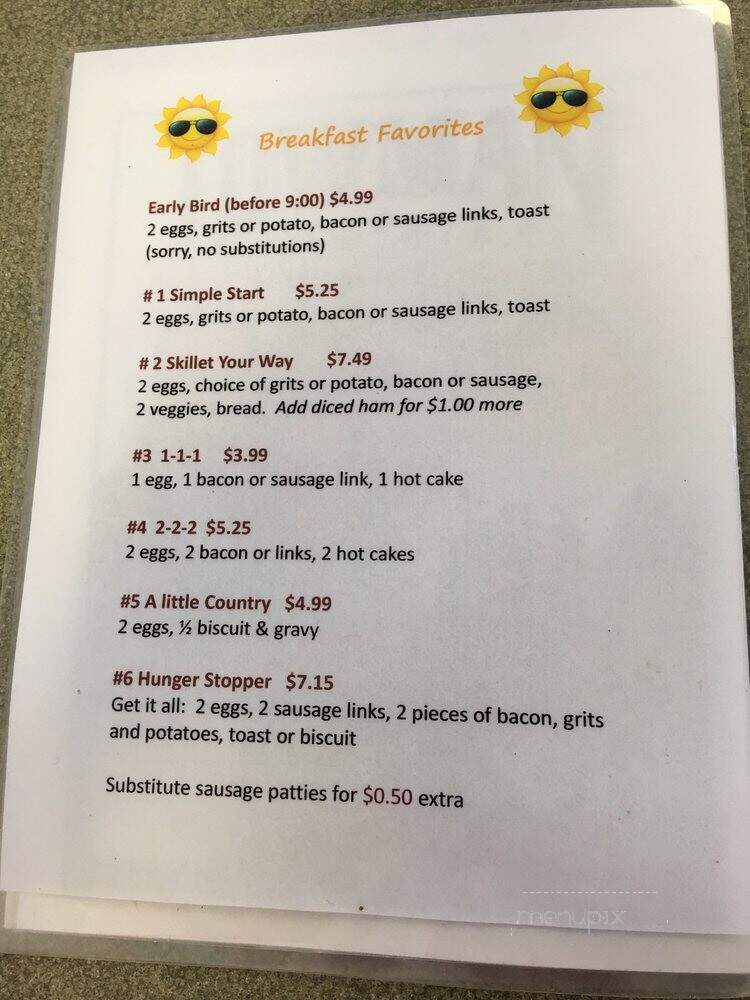 Little Lady Cafe - Brooksville, FL menu_pic