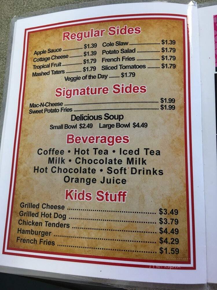 Little Lady Cafe - Brooksville, FL menu_pic