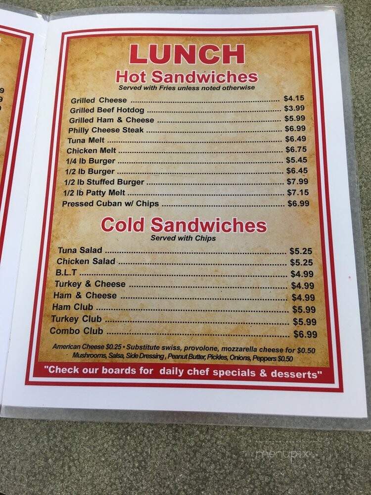 Little Lady Cafe - Brooksville, FL menu_pic