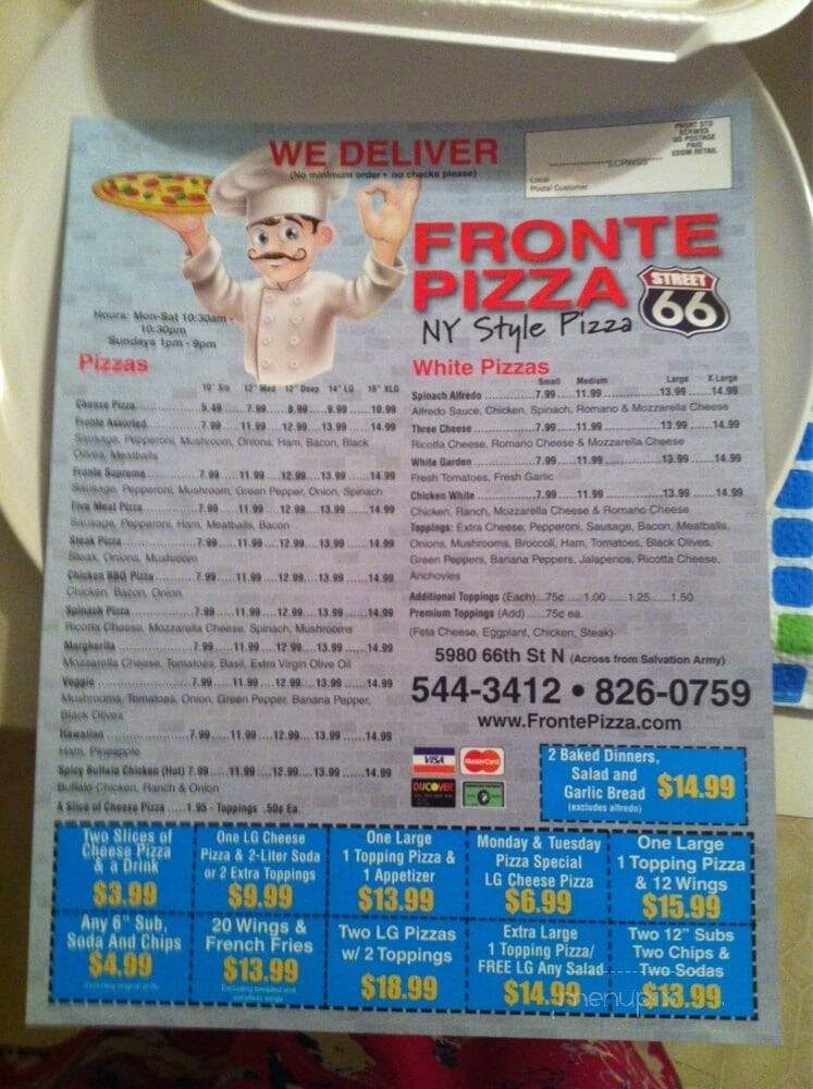 Fronte's Pizza - St. Petersburg, FL