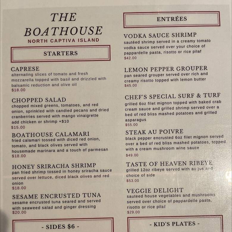 The Boathouse Restaurant - North Captiva Island, FL