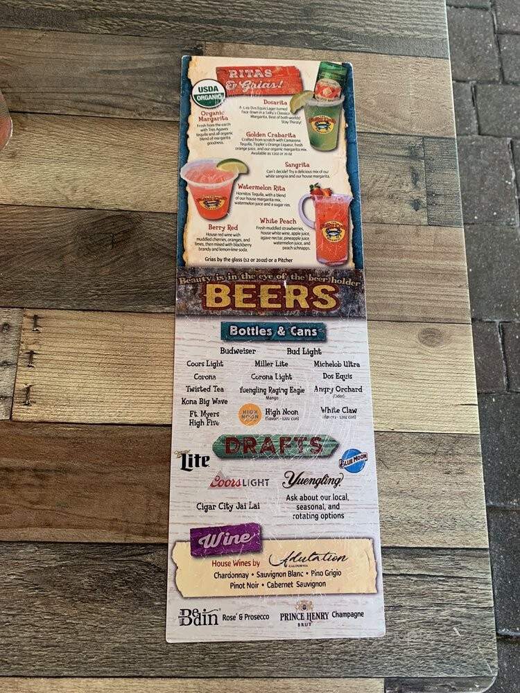 The Salty Crab Bar & Grill - Fort Myers Beach, FL menu_pic