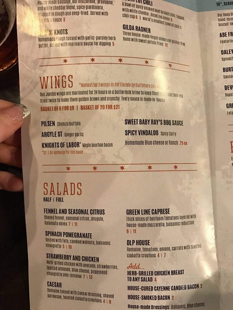 Henning's Chicago Kitchen - Naples, FL menu_pic