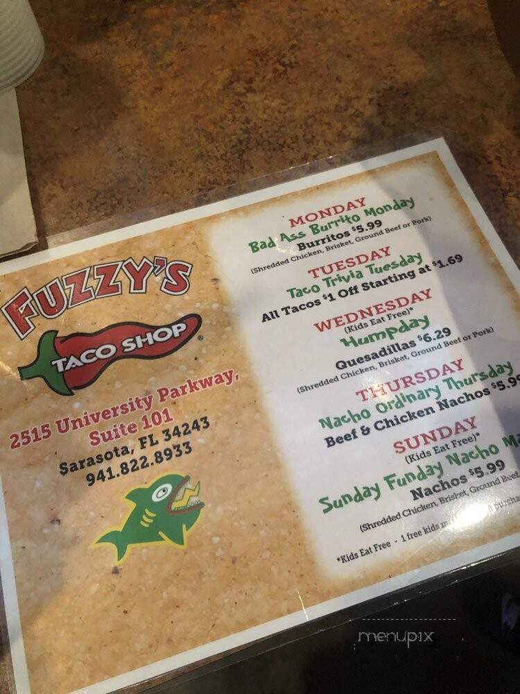 Fuzzy's Taco Shop - Sarasota, FL
