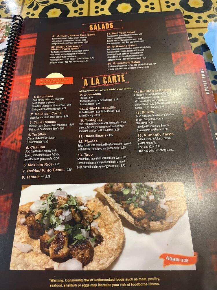 Don Carlos - Daphne, AL menu_pic