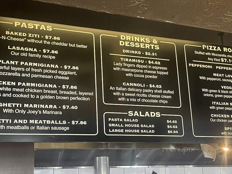 Joey's House Of Pizza - Nashville, TN menu_pic
