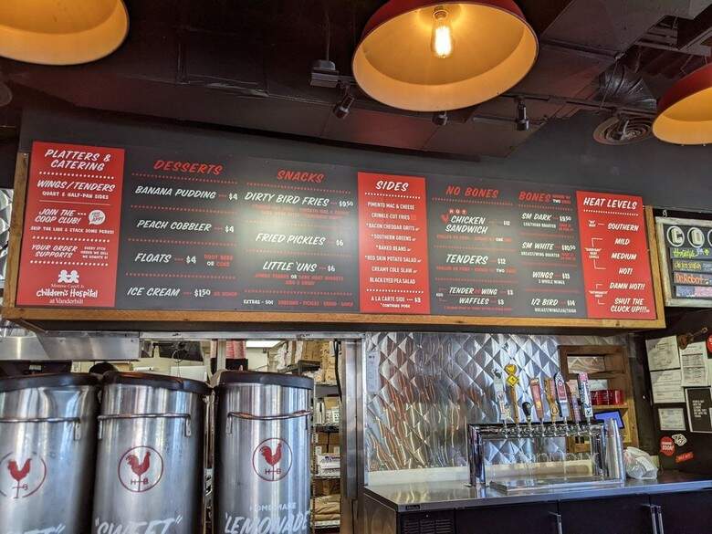 Hattie B's Hot Chicken - Nashville, TN menu_pic