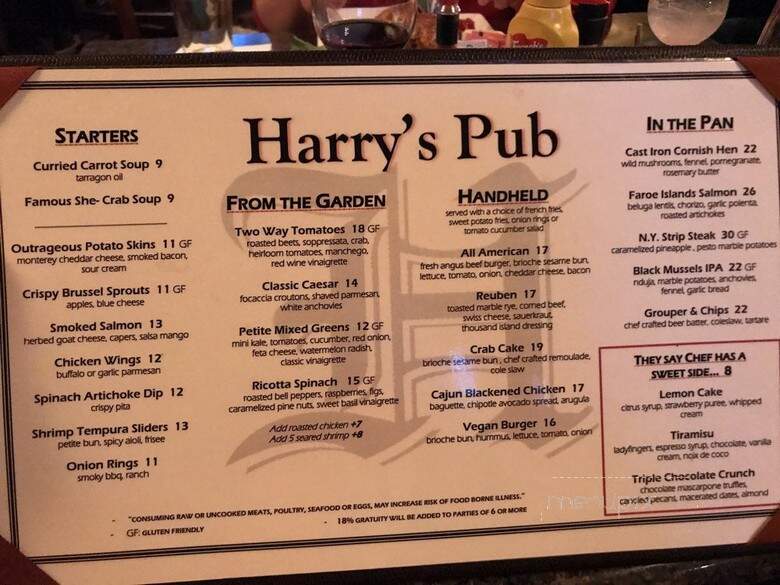 Harry's Pub - Washington, DC