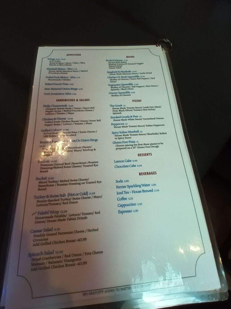 Quench! - Silver Spring, MD menu_pic