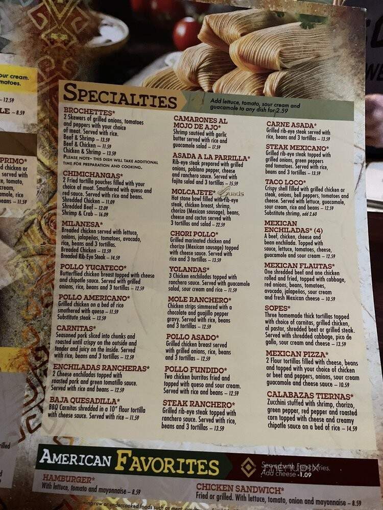 Guad's on Granby - Norfolk, VA menu_pic