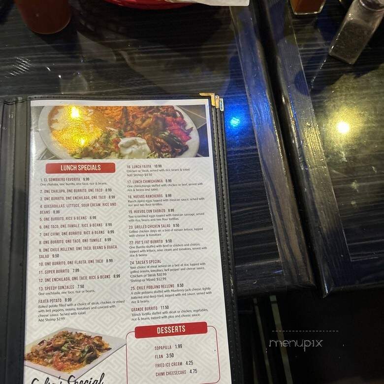El Sombrero Mexican Restaurant - Vicksburg, MS menu_pic