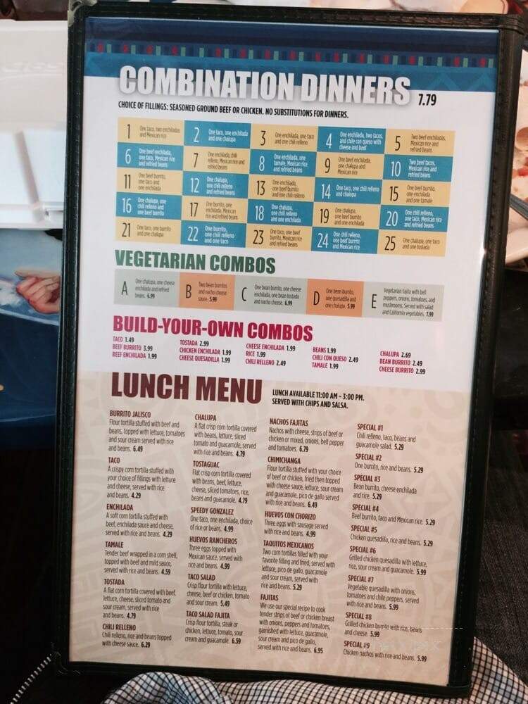 Mi Jalisco - Elizabethtown, KY menu_pic