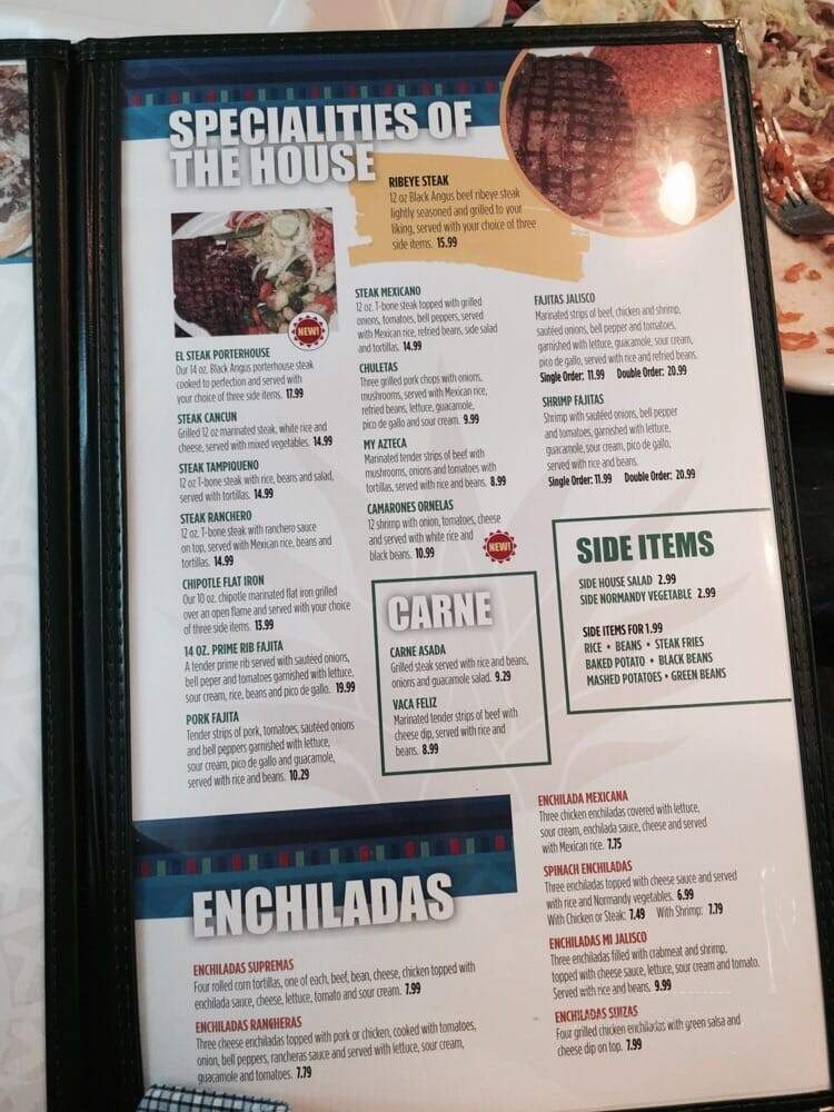 Mi Jalisco - Elizabethtown, KY menu_pic
