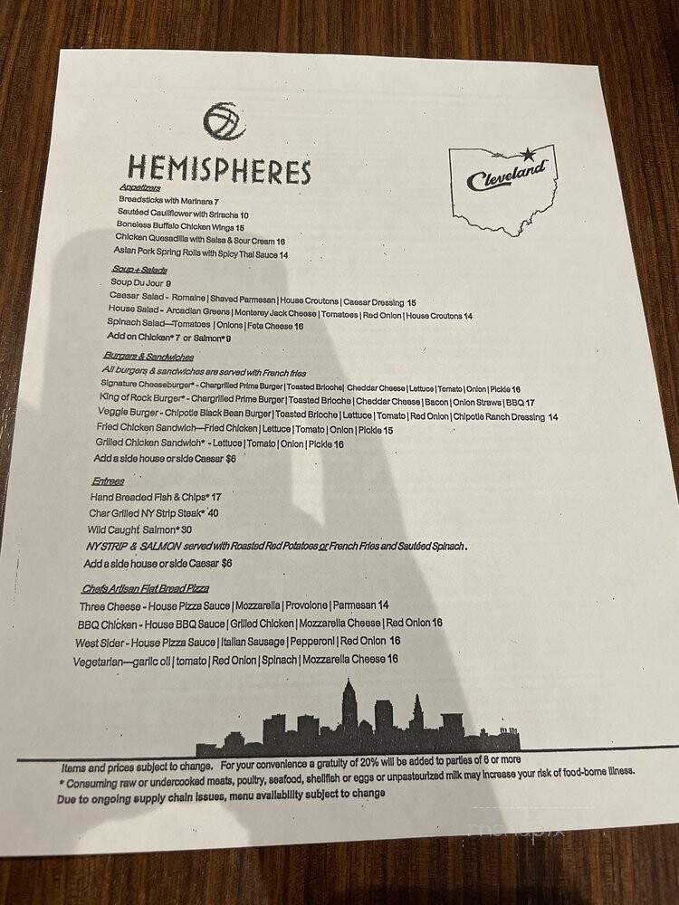 Hemispheres - Cleveland, OH