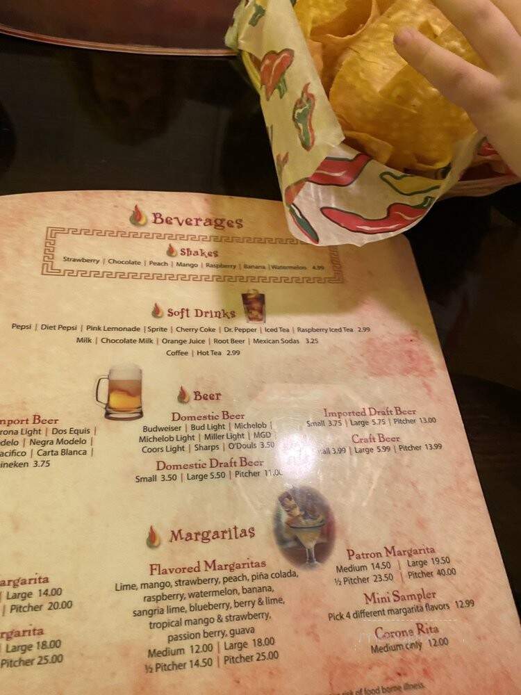 Coyote's Mexican Grill - Chagrin Falls, OH menu_pic