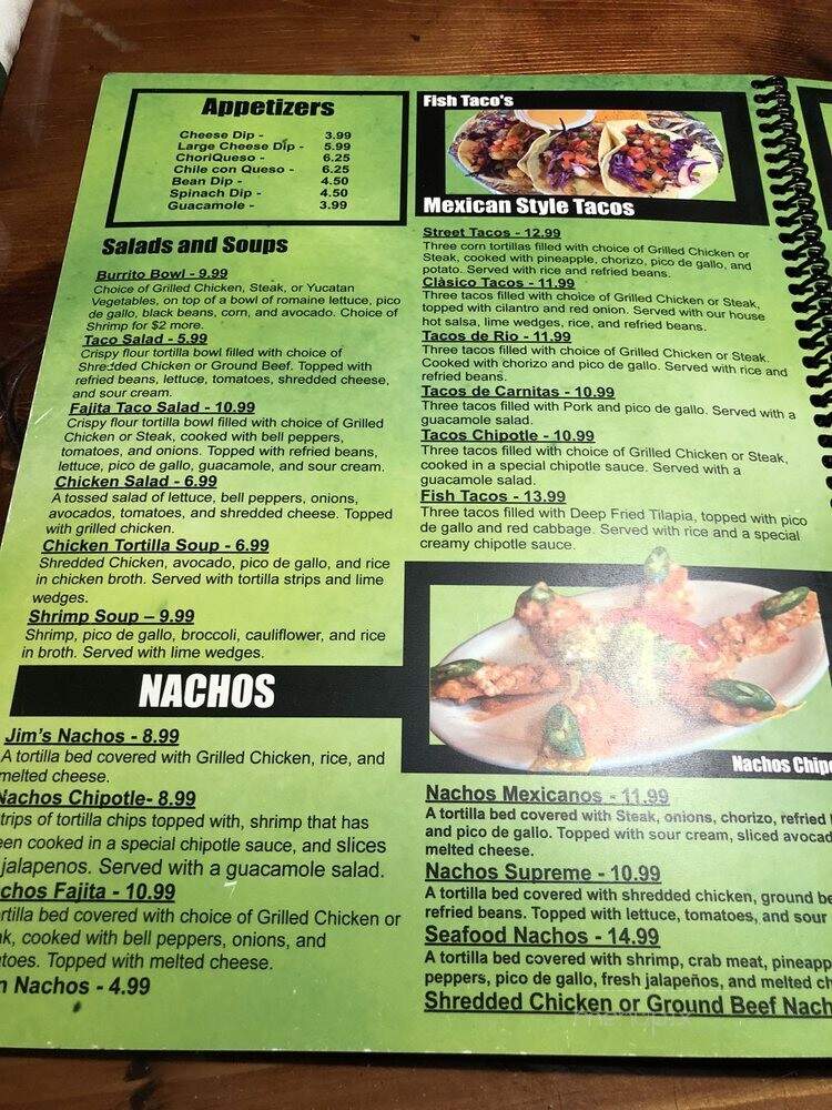 Tito's Mexican Grill - Akron, OH menu_pic