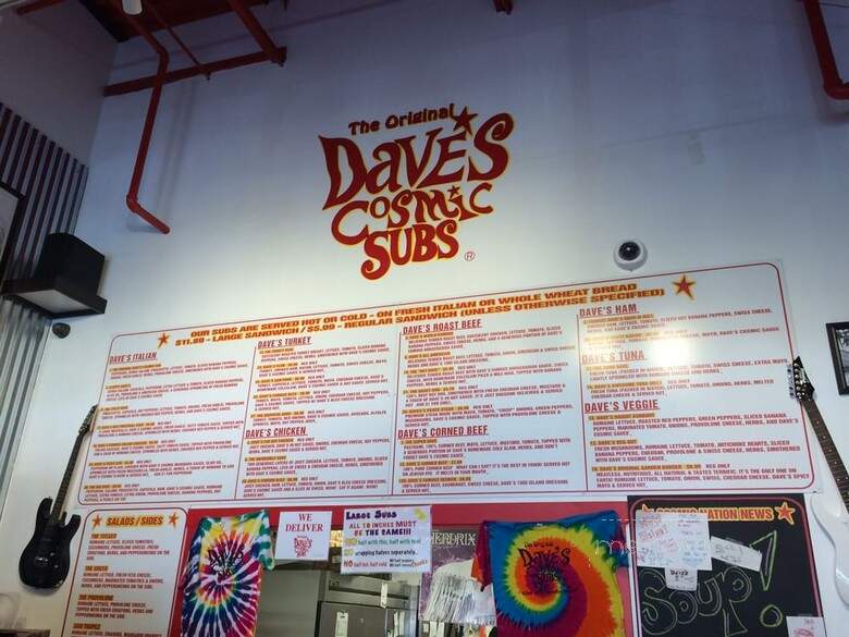 Dave's Cosmic Subs Fairlawn - Fairlawn, OH menu_pic