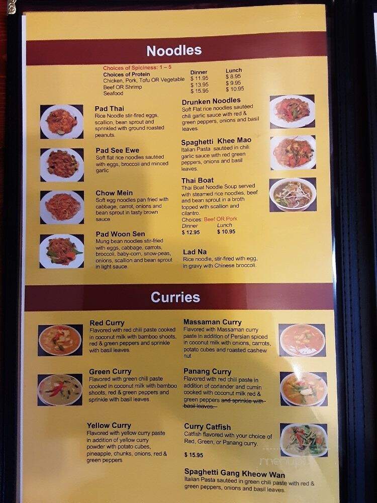 Thai Koon kitchen - Butler, OH menu_pic