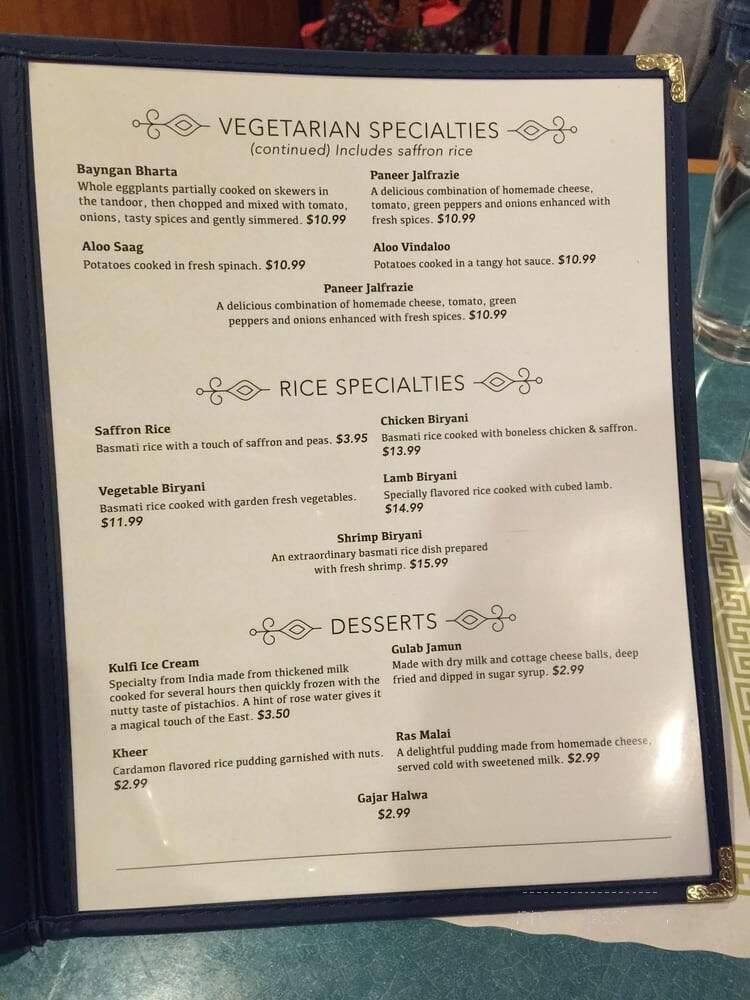 Tandoor Opentable - Pisgah, OH menu_pic