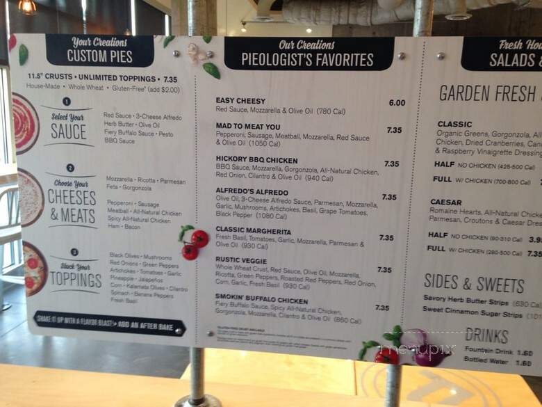 Pieology Pizzeria - Cincinnati, OH menu_pic