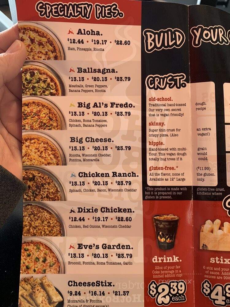 HotBox Pizza - Westfield, IN menu_pic