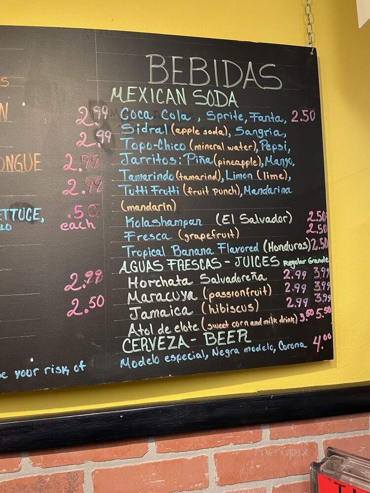 Pupuseria Casa Maria - Indianapolis, IN menu_pic
