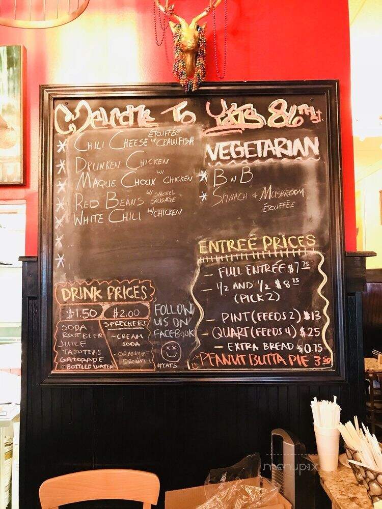 Yats - Indianapolis, IN menu_pic