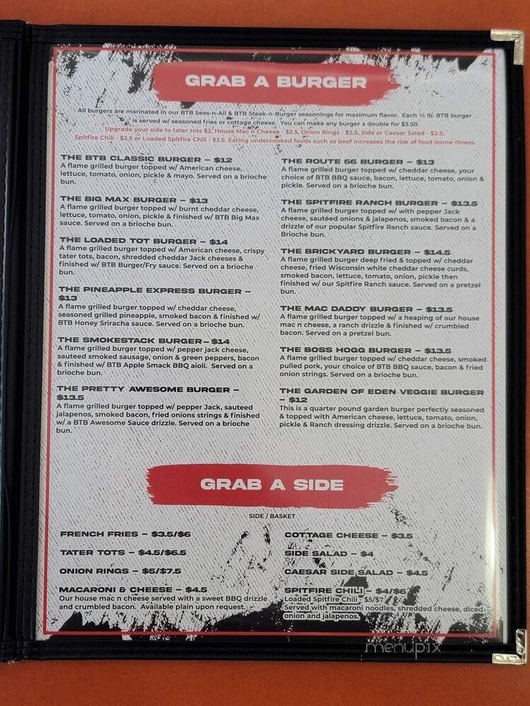 Between the Bun - Greenwood, IN menu_pic