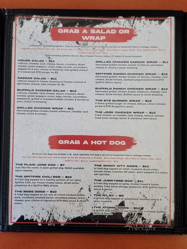 Between the Bun - Greenwood, IN menu_pic