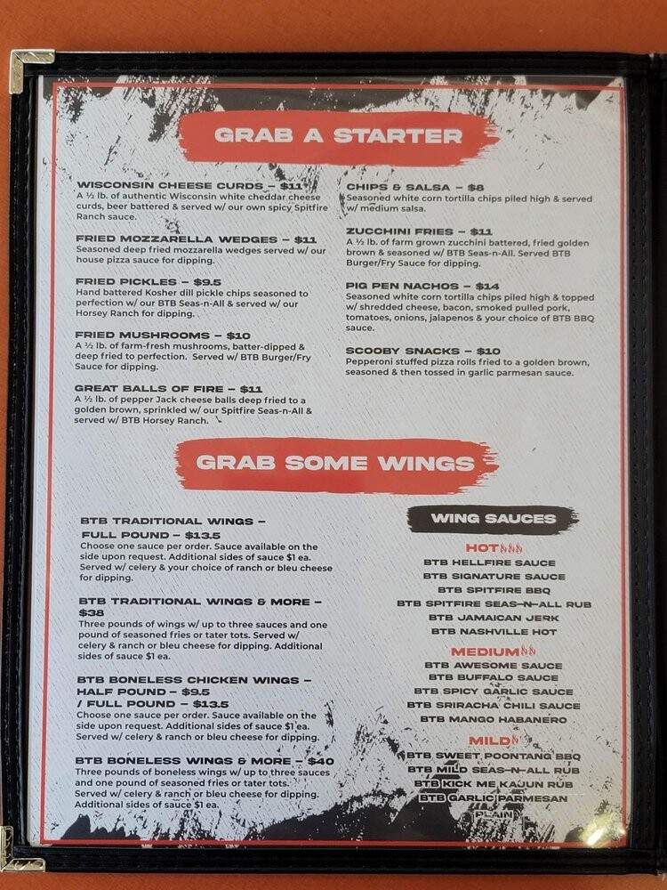 Between the Bun - Greenwood, IN menu_pic