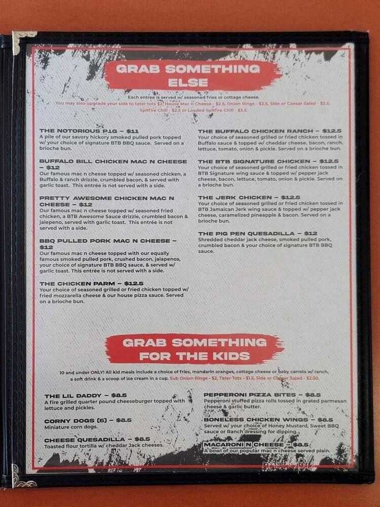 Between the Bun - Greenwood, IN menu_pic