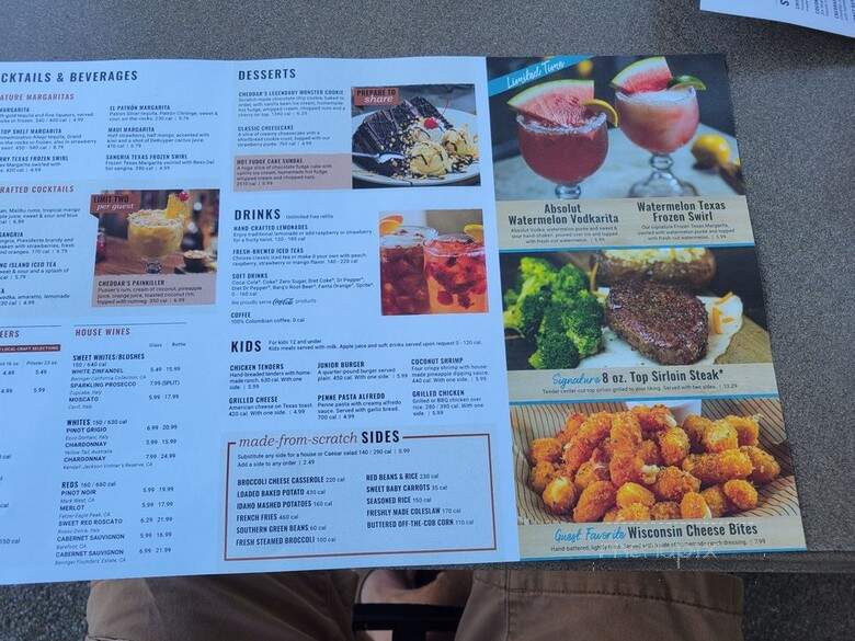 Cheddar's Restaurant - Indianapolis, IN menu_pic