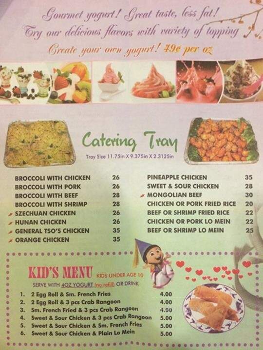 Chopstick Restaraunt - Columbus, IN menu_pic