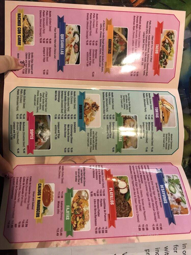 Flamingo's Mexican Restaurant - South Bend, IN menu_pic