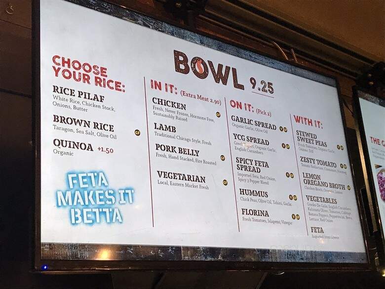 Estia Greek Street Food - Troy, MI menu_pic