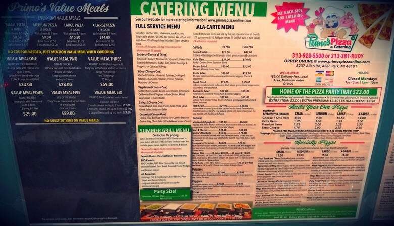 Rudy's Broasted Chicken - Allen Park, MI menu_pic