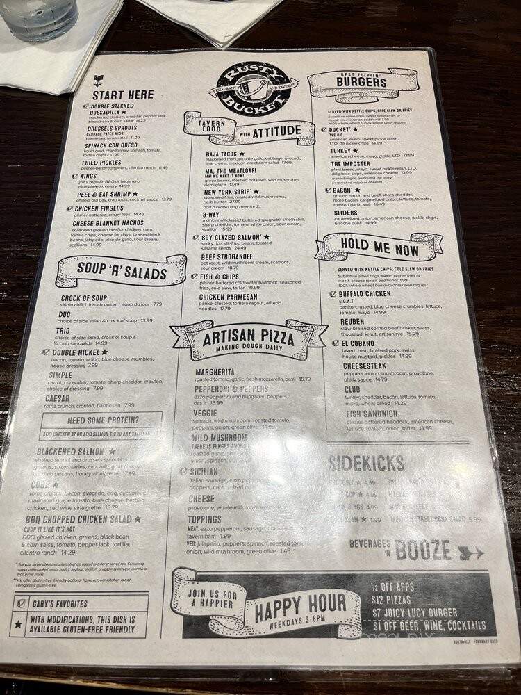 Rusty Bucket Restaurant & Tavern - Northville, MI