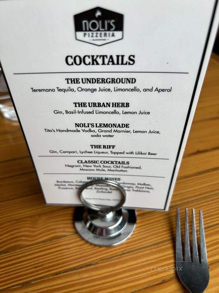 Noli's Pizzeria - Omaha, NE menu_pic
