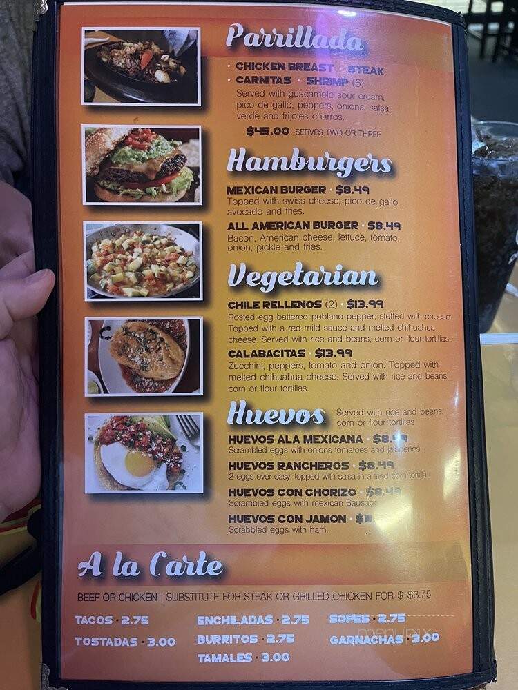 Habanero's Mexican Cuisine - Moline, IL menu_pic
