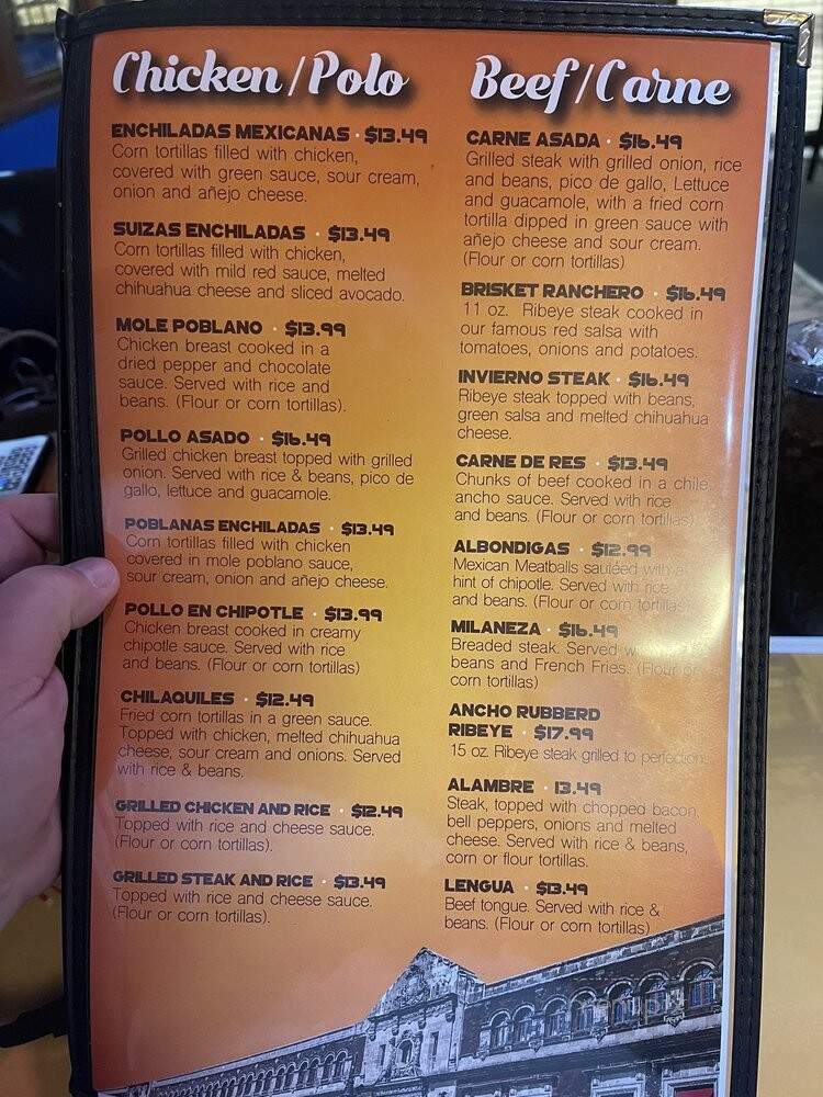 Habanero's Mexican Cuisine - Moline, IL menu_pic