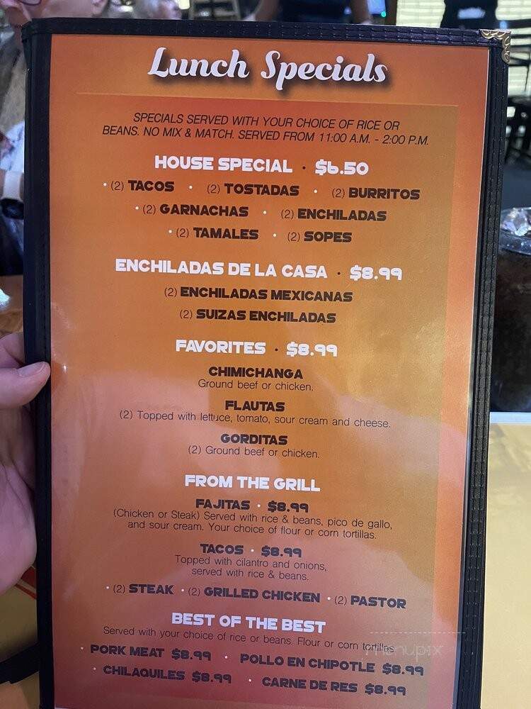 Habanero's Mexican Cuisine - Moline, IL menu_pic