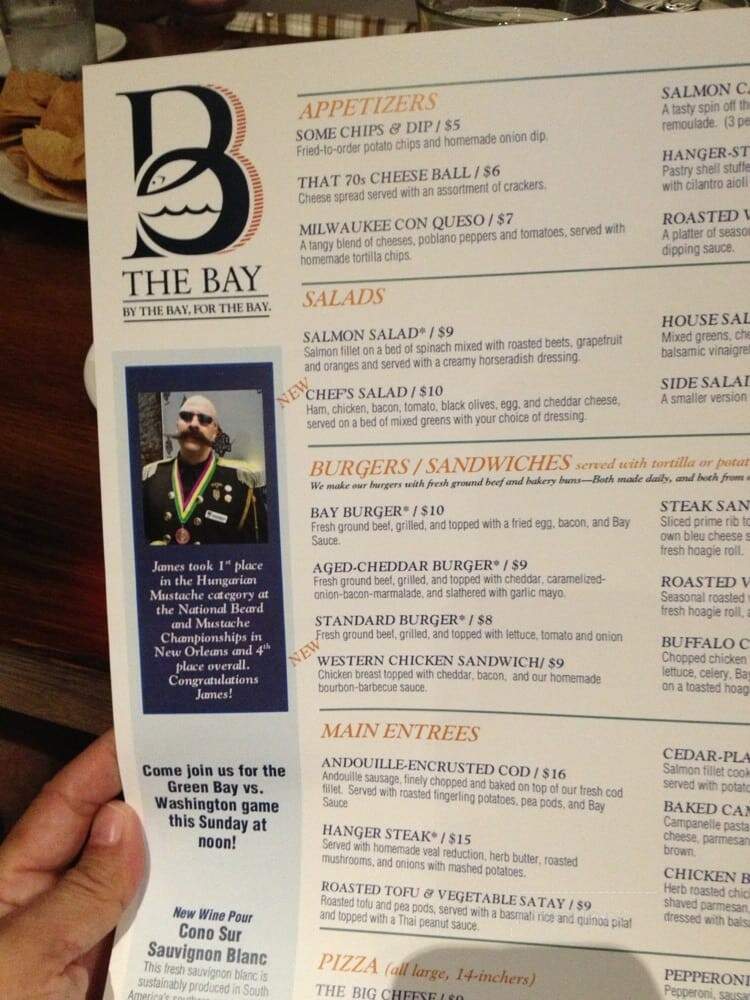 The Bay - Milwaukee, WI menu_pic