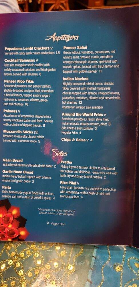 Delhi Belly Bistro - Winthrop Harbor, IL menu_pic