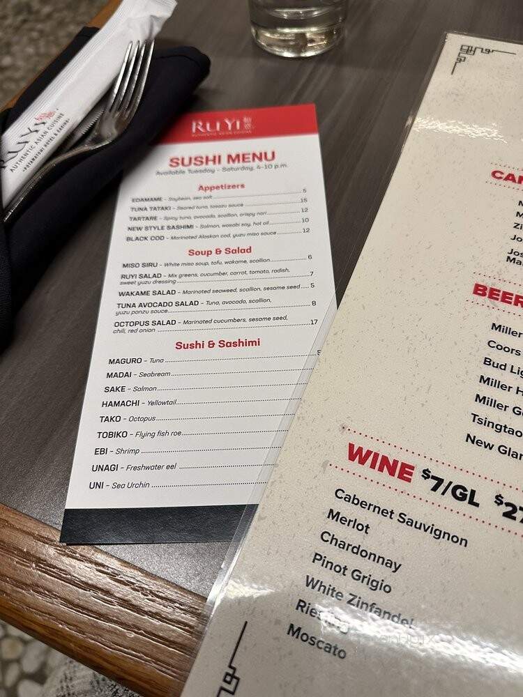 RuYi - Milwaukee, WI menu_pic